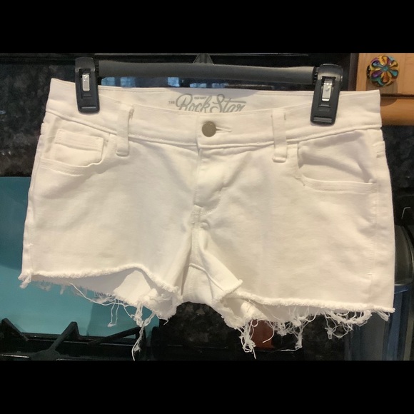 old navy white jean shorts